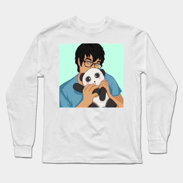 Percy Jackson and a panda Long Sleeve T-Shirt by seventhdemigod